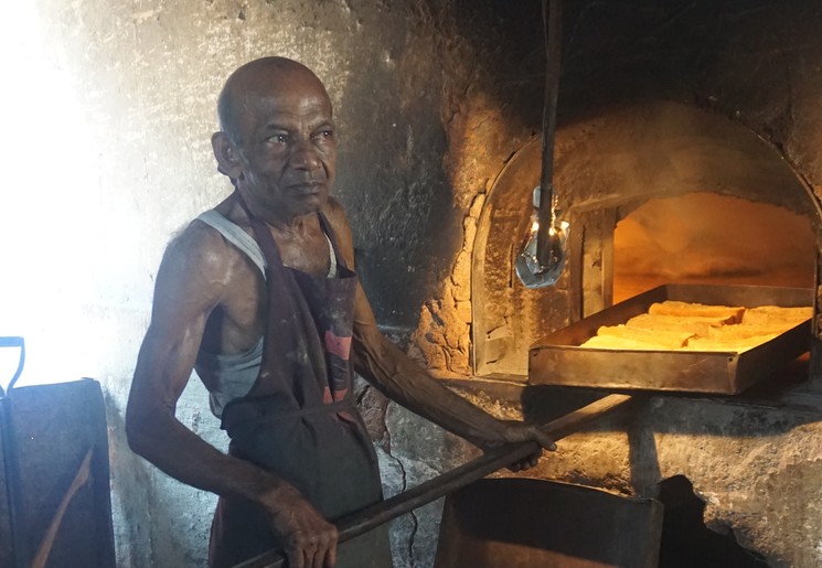 Bakker ambacht in Kandy