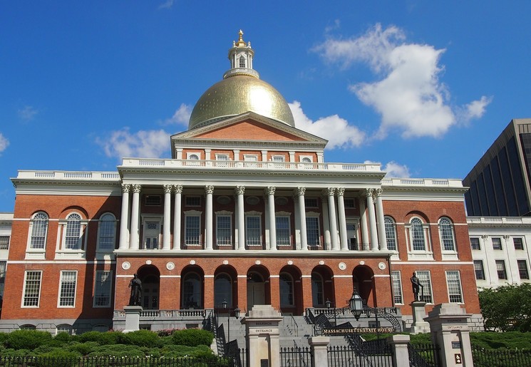 Amerika-Boston-Staatshuis