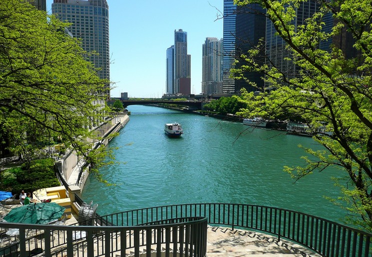 Amerika-Chicago-Boottocht