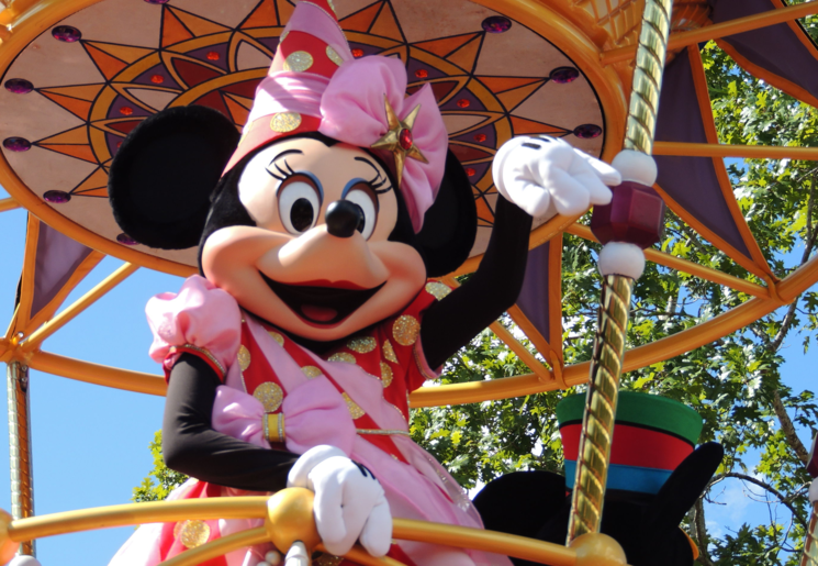 Kennismaken met Minnie Mouse in Disney World in Florida