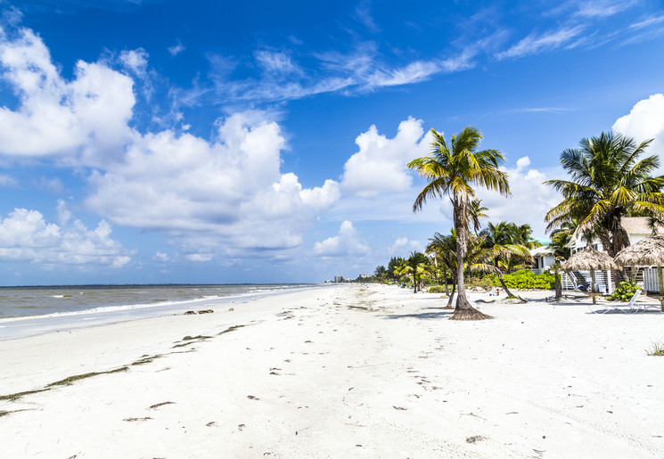 Stranden bij Captiva en Sanibel