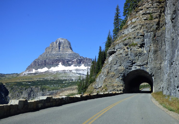 Amerika-Glacier-Autoweg