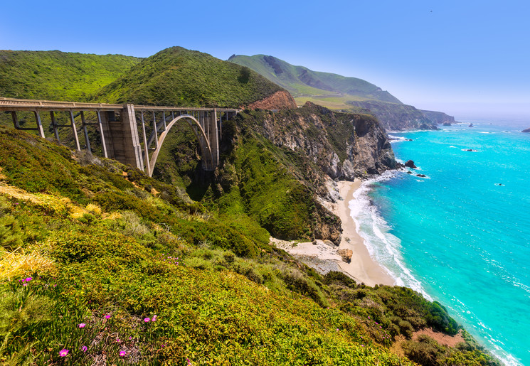 Amerika-Monterey-Highway-1-Bixby-bridge