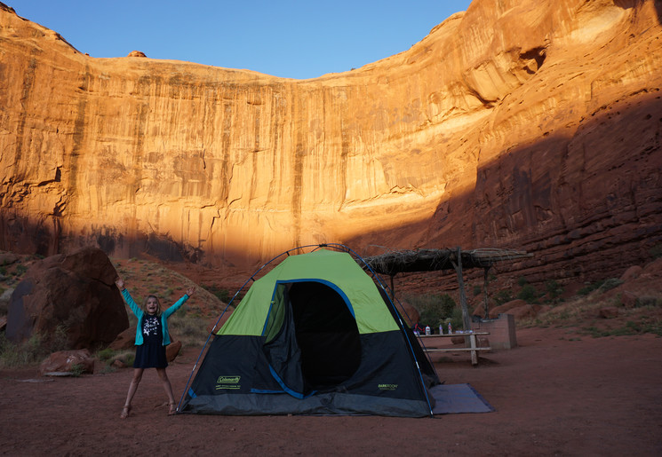 Kamperen in Monument Valley