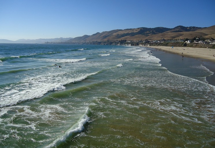 Mooie stranden en kliffen bij Pismo Beach