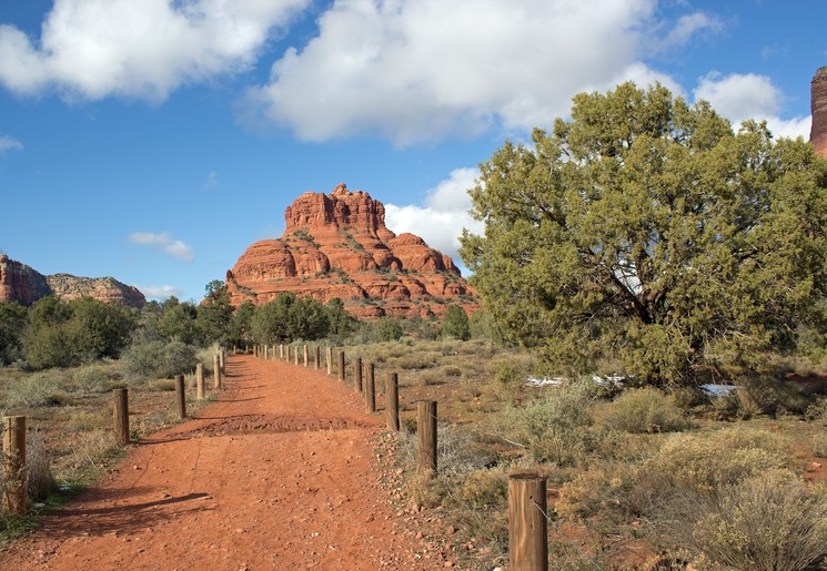Wandel door het nationale park van Sedona, Amerika