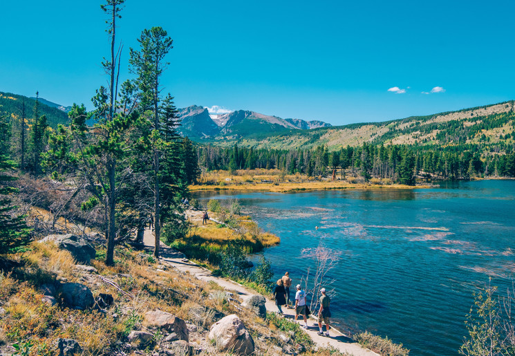 Prachtige uitzichten bij Rocky Mountains National Park