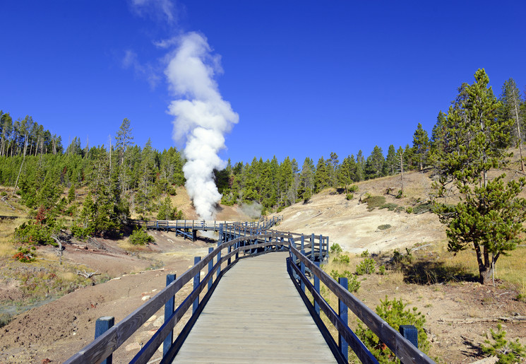 Amerika-Yellowstone-Geisers