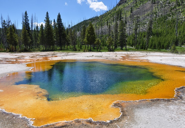 Amerika-Yellowstone-Warmwaterbron