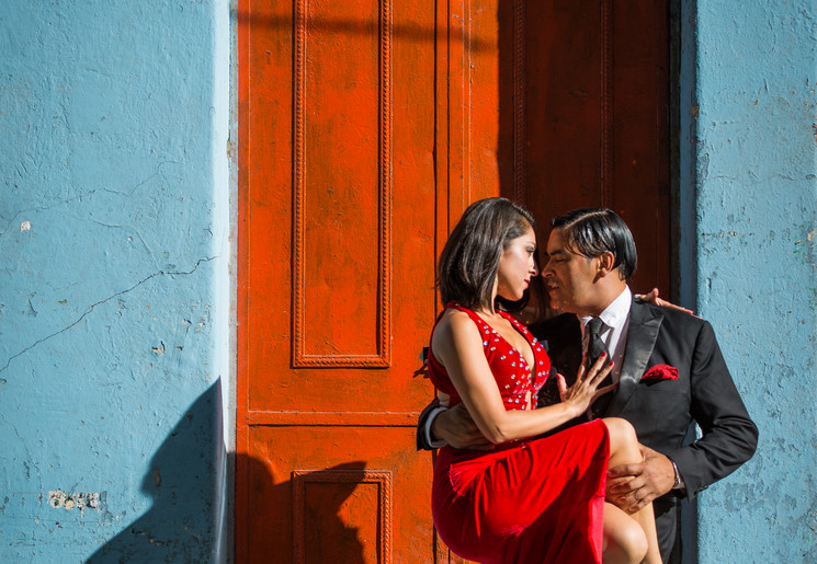 Argentijnse tango op straat