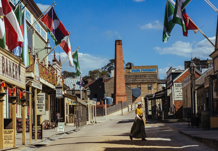 Australie-Ballarat-straatbeeld