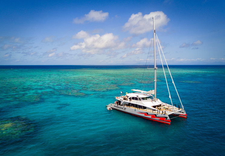 Varen op het Great Barrier Reef, Australië