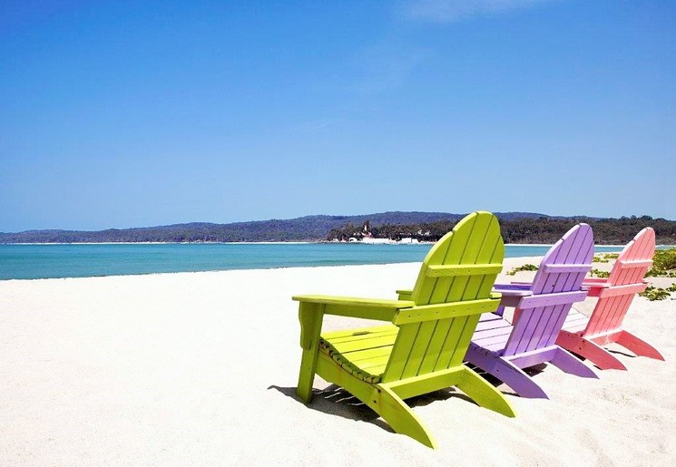 Hyams Beach in Jervis Bay, Australië