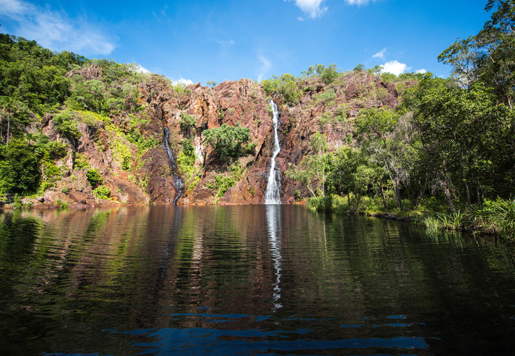 Watervallen in Litchfield National Park, Australië