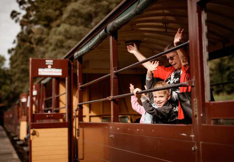 Reis met de oude stoomtrein Puffing Billy, Melbourne