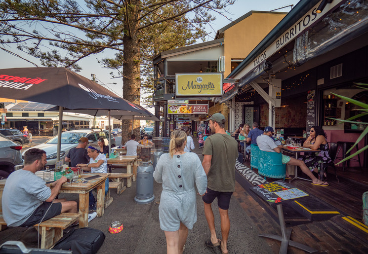Het gezellige centrum Noosa met terrasjes, Australië - © Tourism Australia