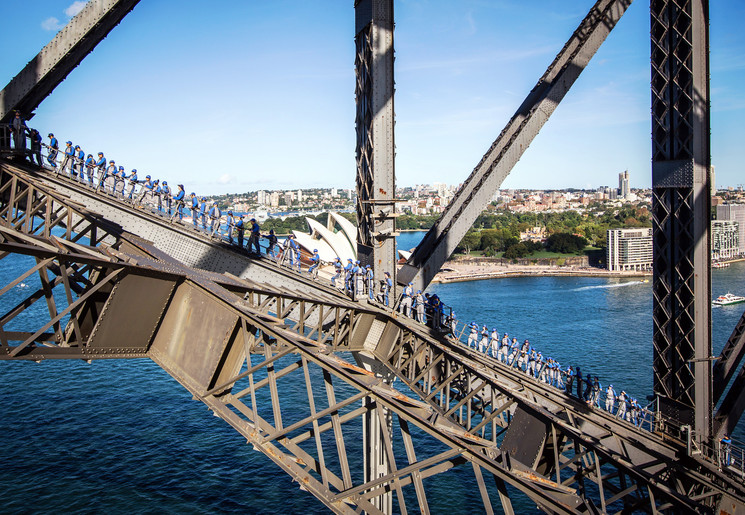Beklim de Harbour Bridge in Sydney, Australië - (c) Bridge Climb