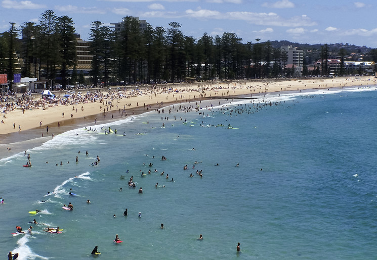Bezoek Manly Beach in Sydney, Australië