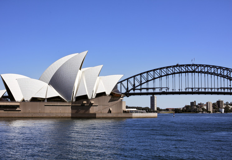 Het Sydney Opera House in Sydney, Australië