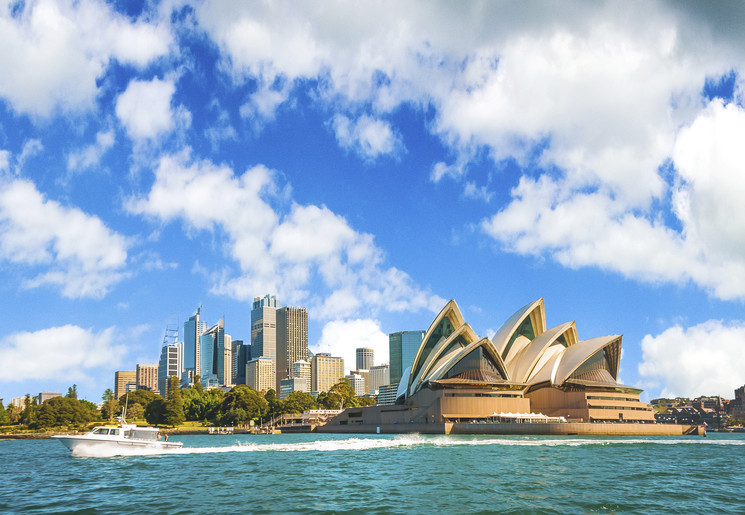 Skyline Sydney in Australië