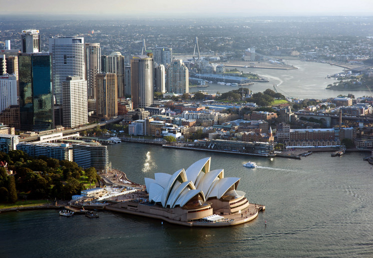 Sydney vanuit de lucht, Australië