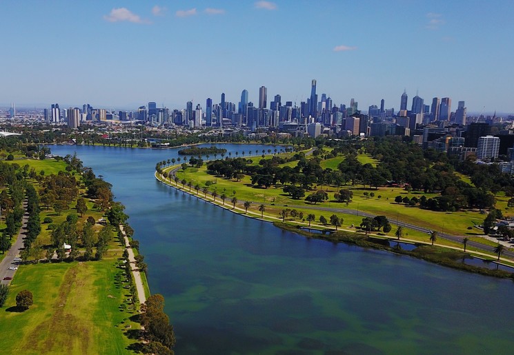 Bezoek aan de stad Melbourne