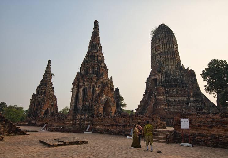 Tempels in Ayutthaya, Thailand