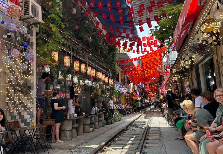Gezellige straatjes in Hanoi