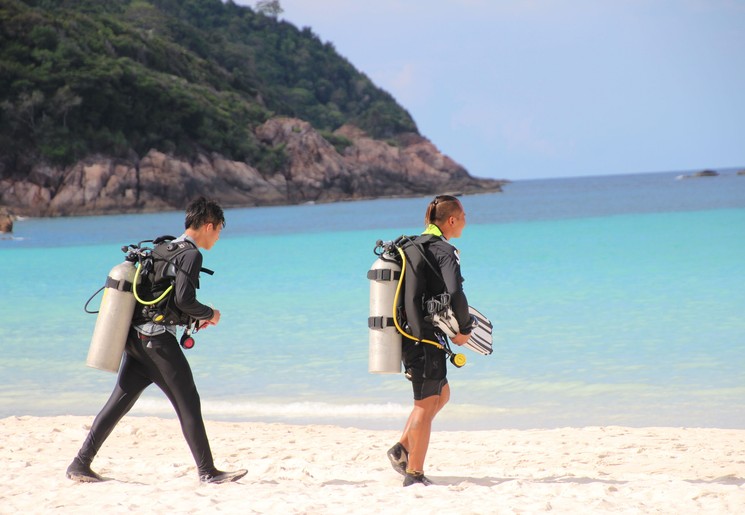 Klaar om de onderwaterwereld van Redang te ontdekken, Maleisië