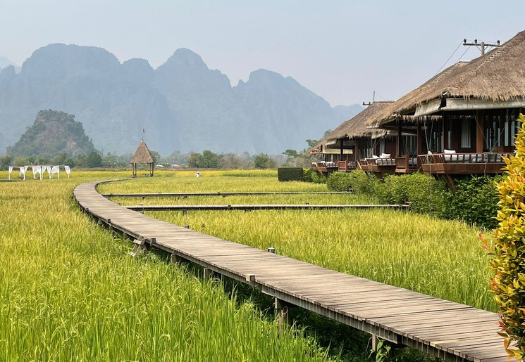 Azie laos verblijf vang vieng