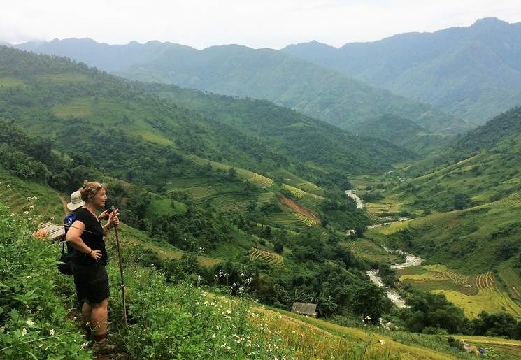 Vietnam rijstvelden Mariska