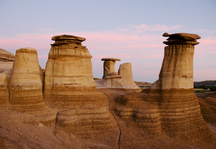 Hoodoos in West Canada