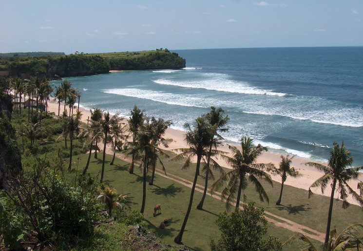 Stranden bij Balangan, Bali