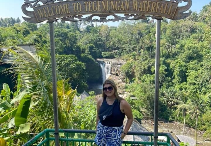 Bali tegenungan waterval Chanel