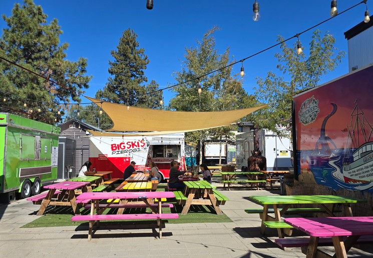 Foodtrucks in Bend, Oregon, USA