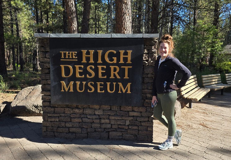 Collega Anne in High Desert Museum, Bend