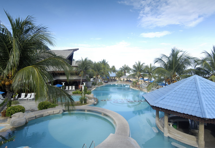 Zwembad van Berjaya Tioman Beach Resort, Maleisië