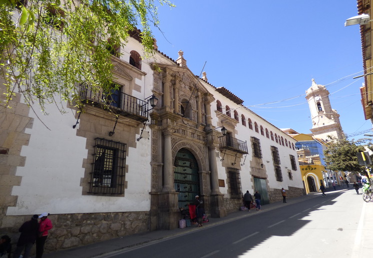 Koloniale gebouwen in Potosi, Bolivia