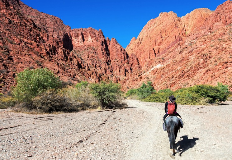 Paardrijden in Tupiza, Bolivia