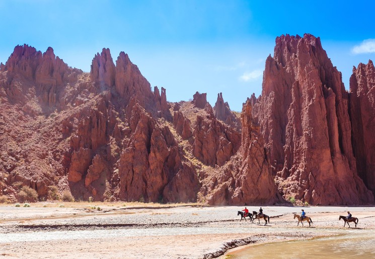 Paardrijden in Tupiza, Bolivia