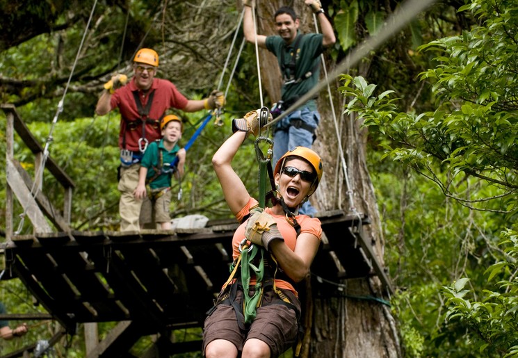 Ziplinen in Boquete, Panama