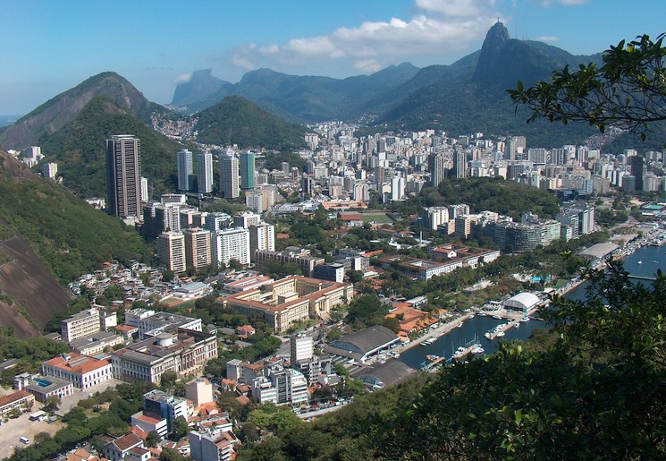 Uitzicht over Rio de Janeiro, Brazilië