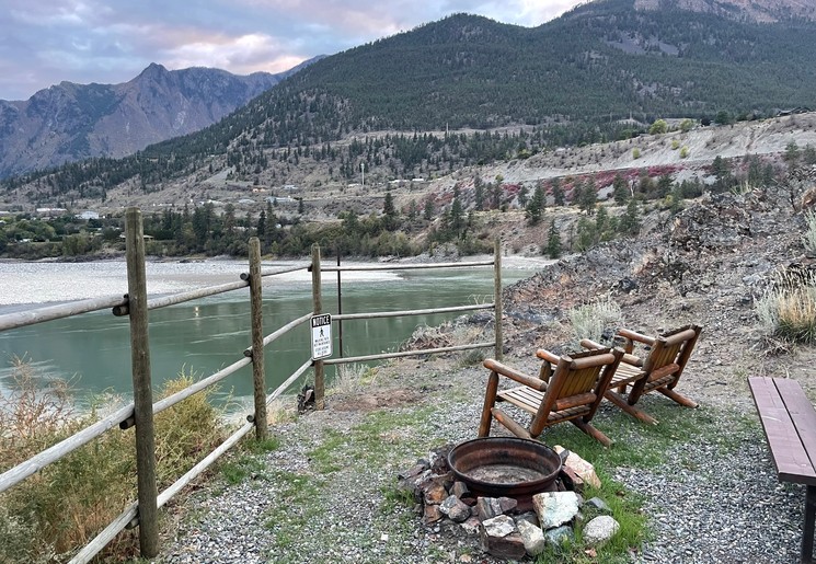 Uitzicht op de Frase River, British Columbia