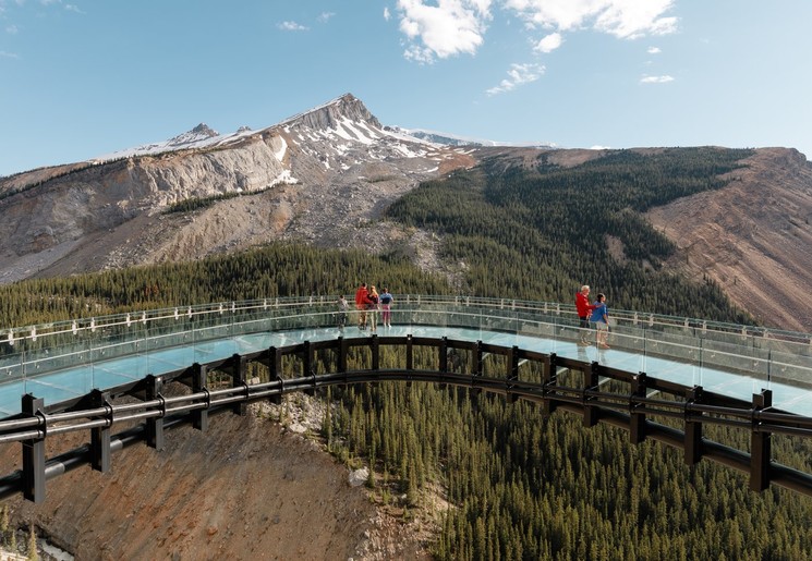 Skywalk Glacier in Ice Fields Parkway Skywalk Glacier in Ice Fields Parkway