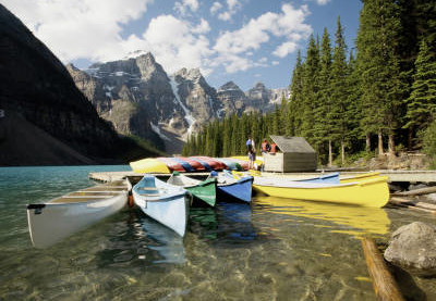 Huur een kano in Banff National Park Huur een kano in Banff National Park