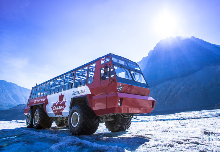 Colombia Icefield Gletsjer in Icefield Parkway