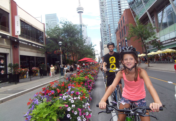 Toronto met kinderen verkennen op de fiets, Canada