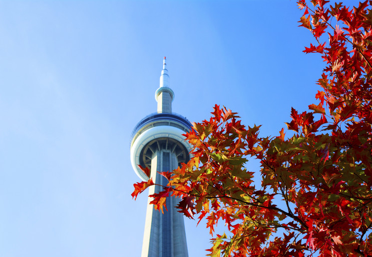 De CN Tower in Toronto