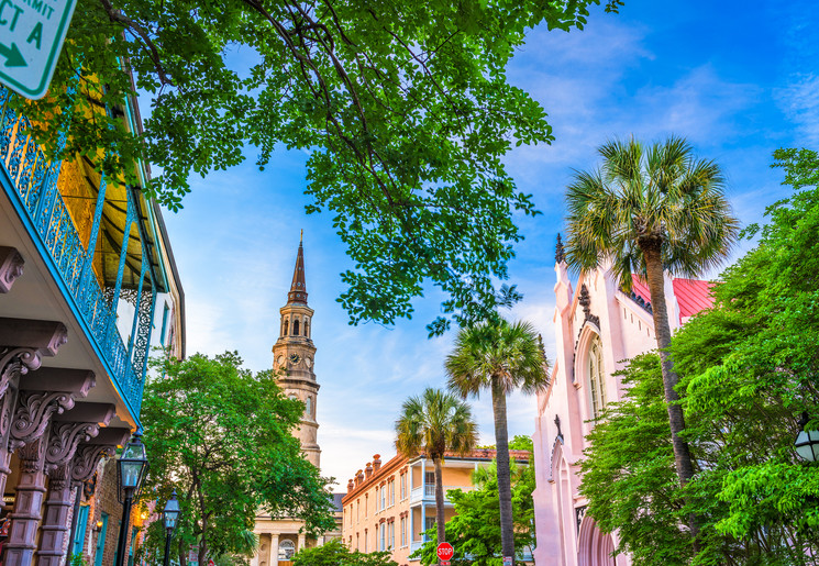 Charleston in South-Carolina in Amerika's Deep South
