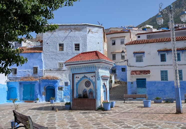 Het is overal blauw in Chefchaouen
